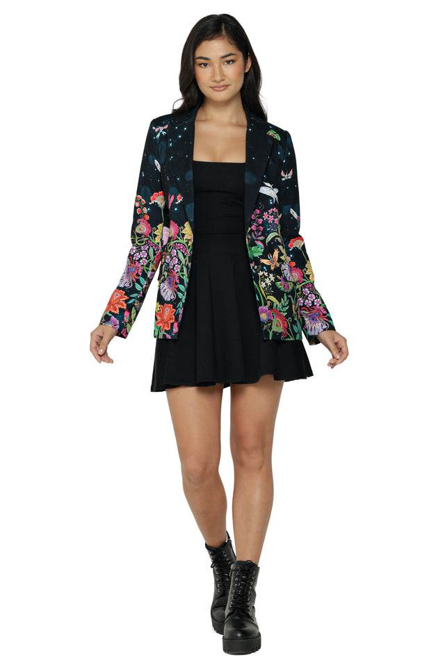 Butterfly Garden Slim Fit Blazer
