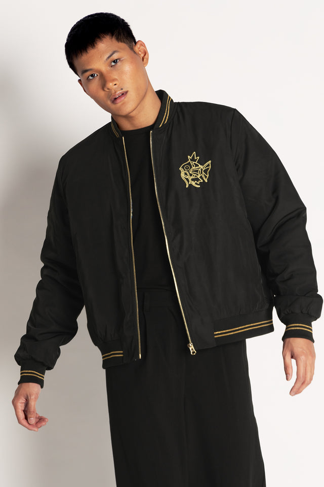 Gyarados Gold Bomber Jacket