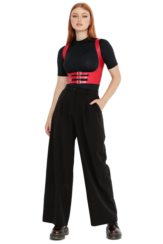 Black Silhouettes Pants